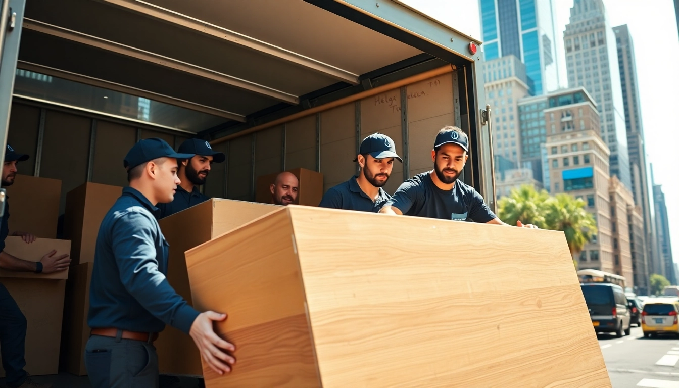Experienced Movers NYC efficiently loading furniture, showcasing professionalism in action.