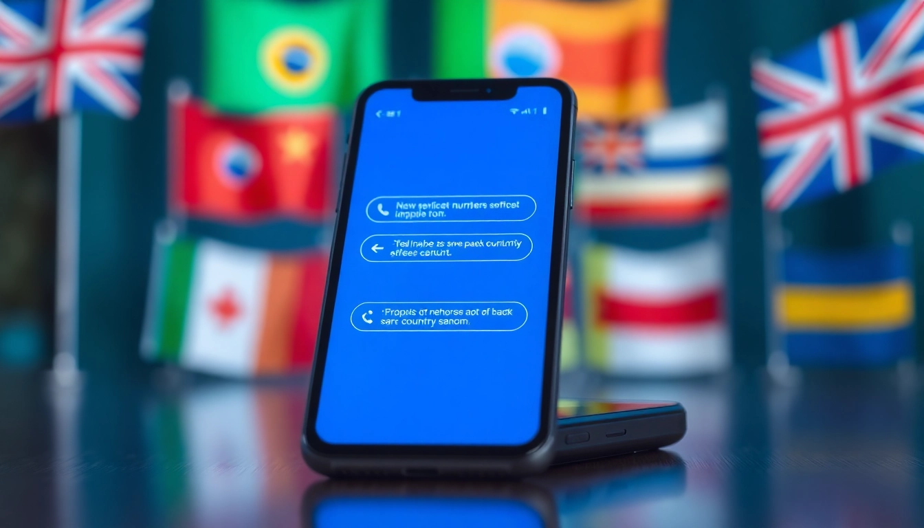 Receiving SMS online with smspva: a smartphone displaying notifications for virtual numbers.