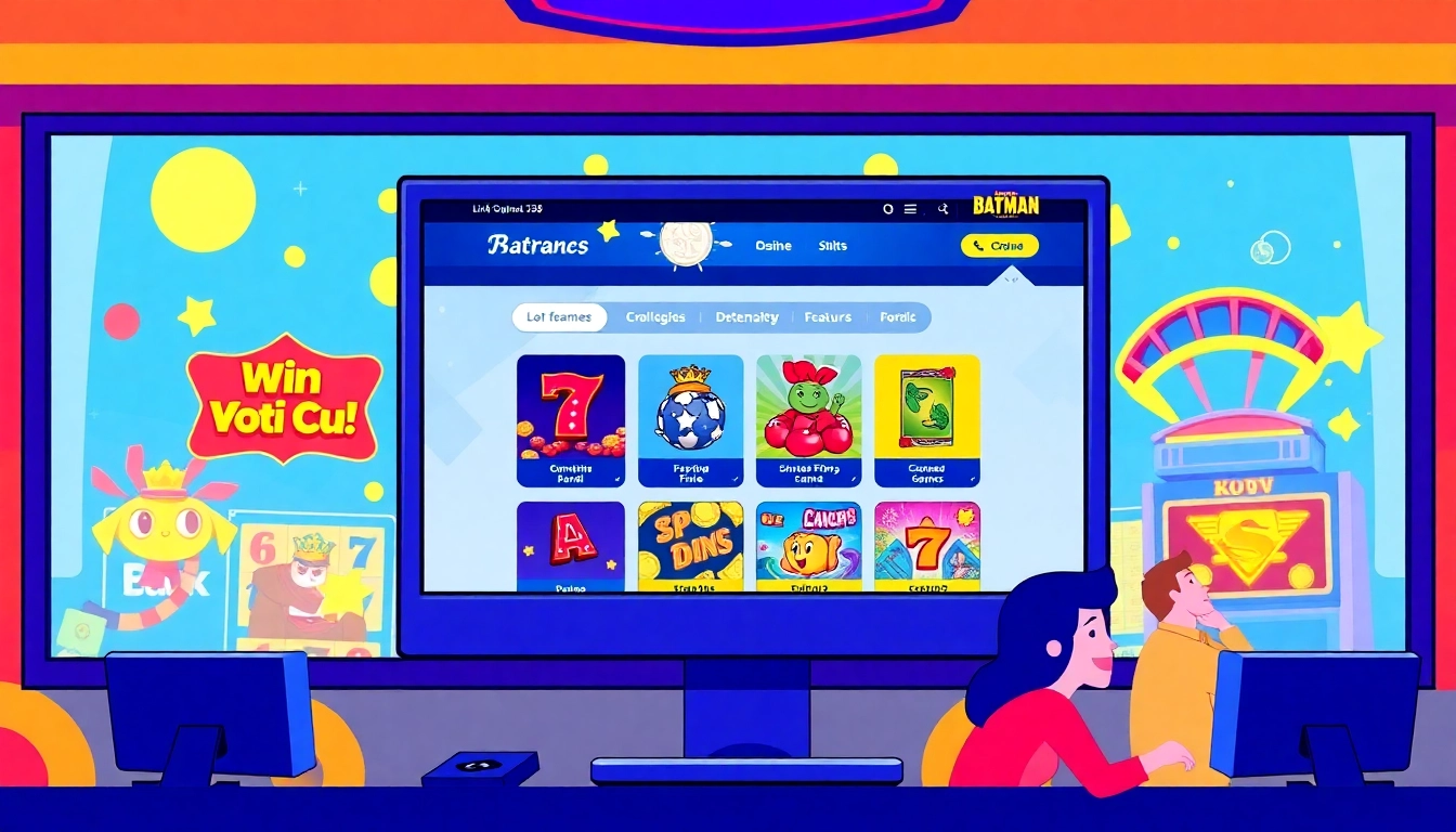 Mengakses link alternatif batman138 untuk permainan slot online dengan antarmuka yang menarik dan beragam pilihan.