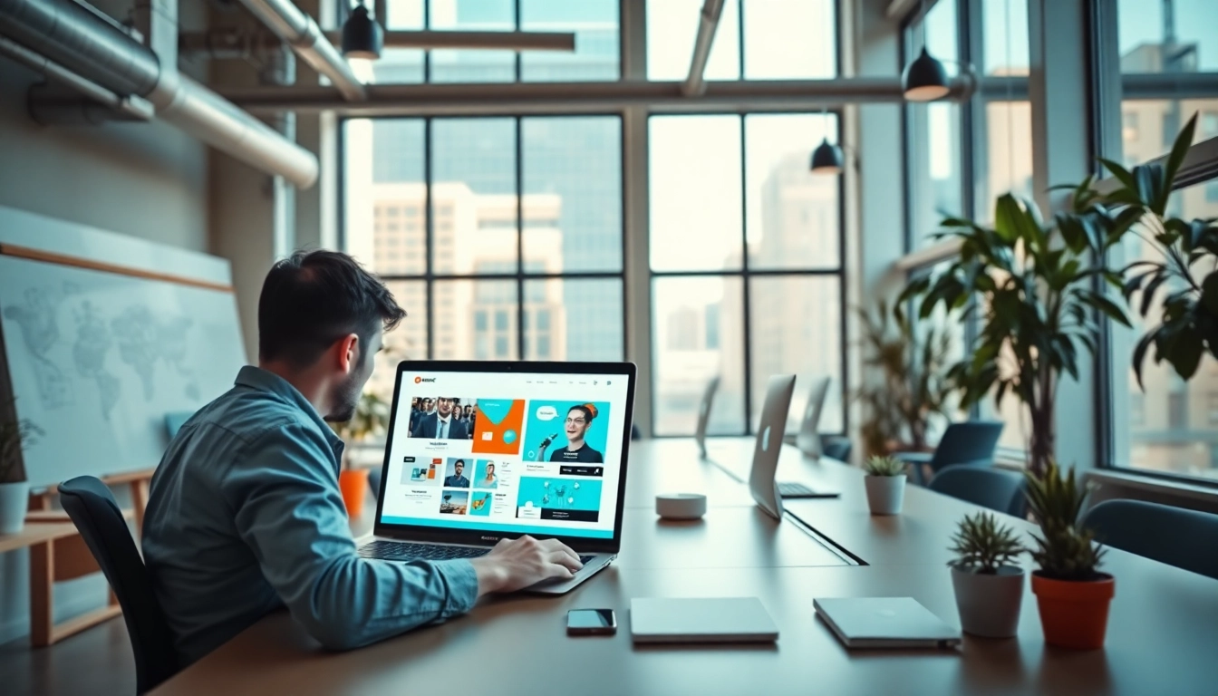 Creating web design edmonton strategies in a bright and innovative office environment