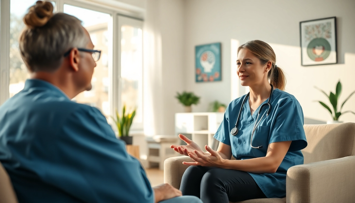 Supportive office environment depicting VDAP Program in Alabama counseling for nurses.