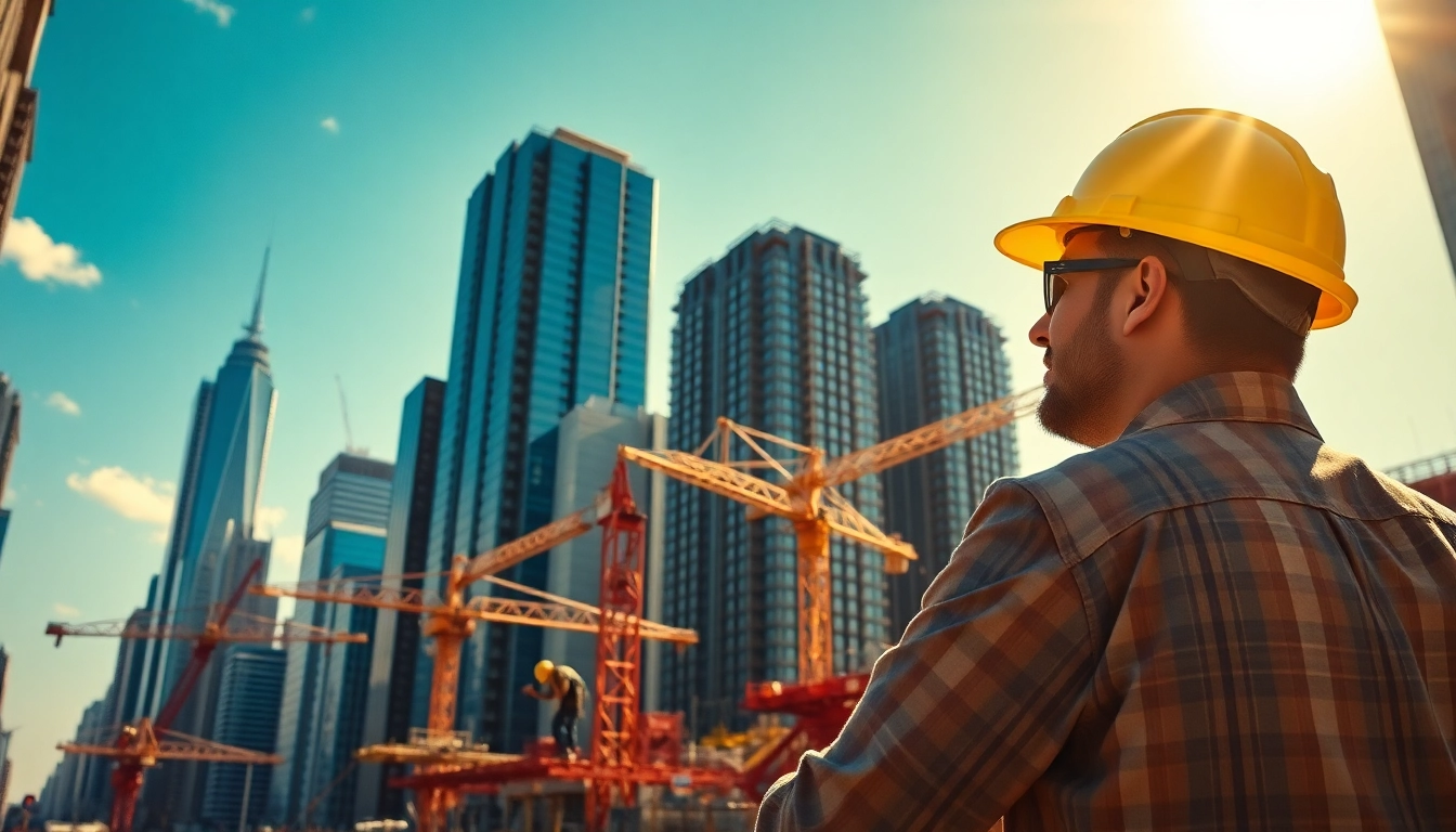 Showcasing a New York Commercial General Contractor managing a dynamic construction site in Manhattan.