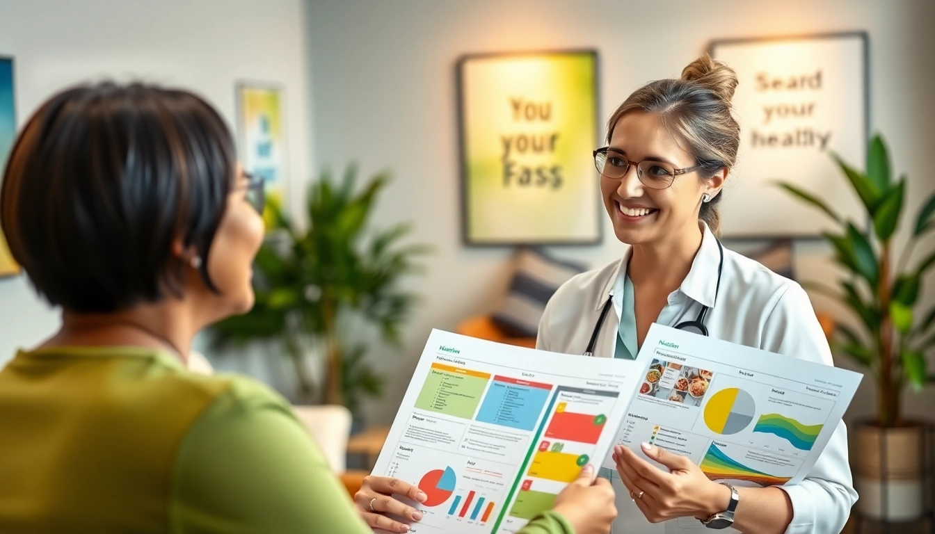 Personalized consultation at las vegas weight loss center showcasing supportive coaching.